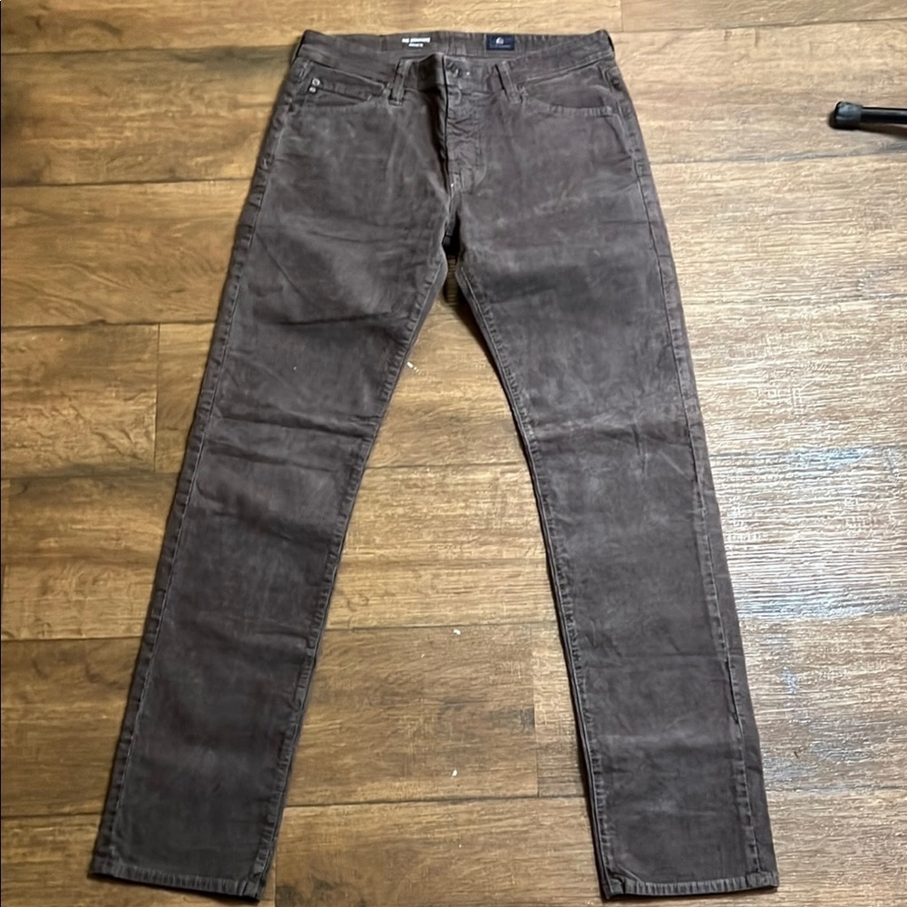 Adriano Goldschmied brown corduroy pants size 32 the graduate